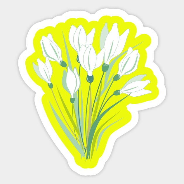 snowdrop Sticker by solarshine